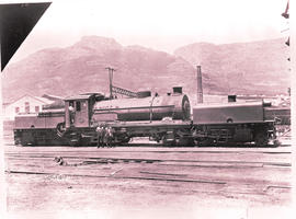 Cape Town, 1927. SAR Class GDA No 2257 in Table Bay harbour.