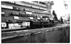 Johannesburg, June 1960. Railway Museum exhibits at the Hobbies Fair in Johannesburg City Hall.