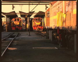 Johannesburg, 1990. SAR Class 34-000 No's 34-088 and 34-908.